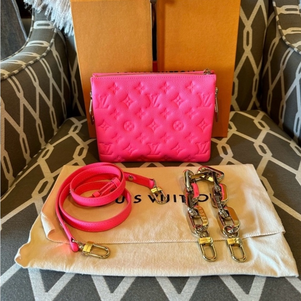 Louis Vuitton Neon Pink Crossbody Bag